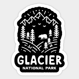 Glacier National Park - Glacier Horizon Odyssey Sticker